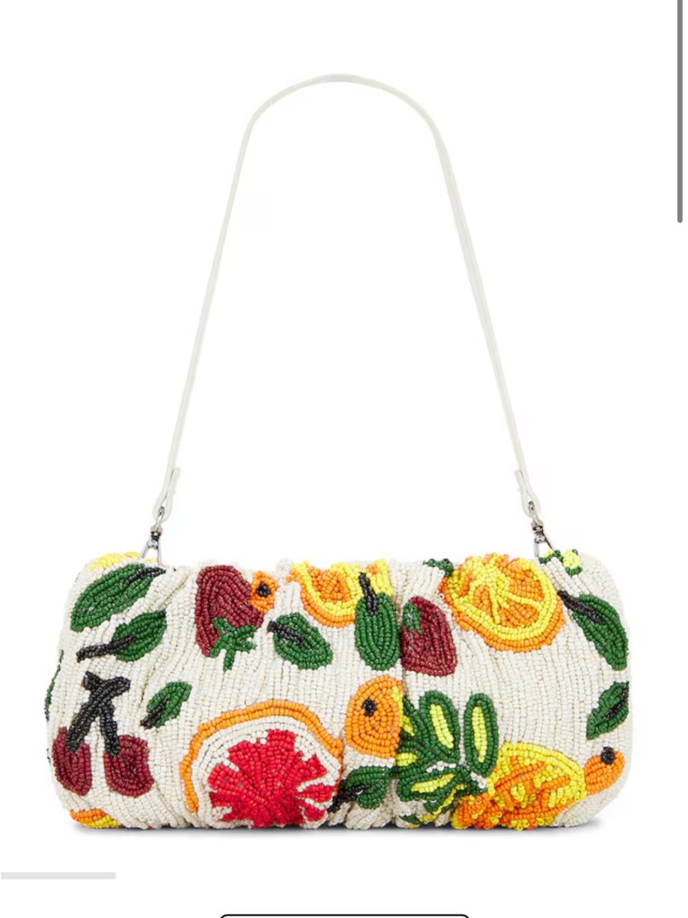STAUD Beaded Bean Shoulder Bag